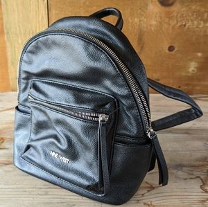 Small Black Vegan Leather Nine West Backpack